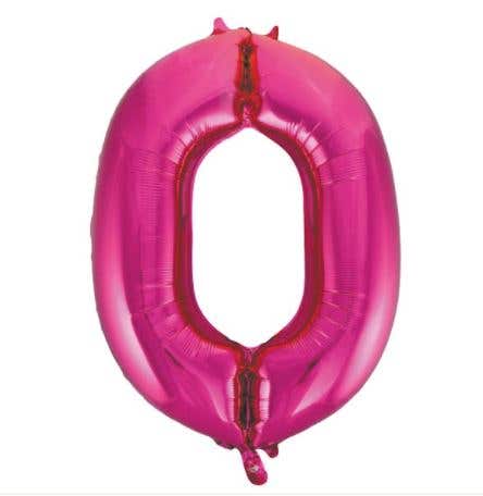 34" PKG PINK FOIL BLLN
