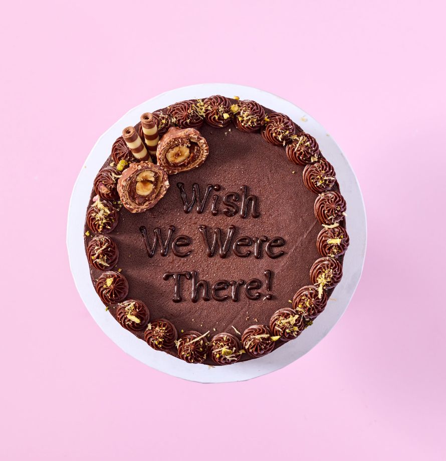 Dubai-Style Chocolate Cake
