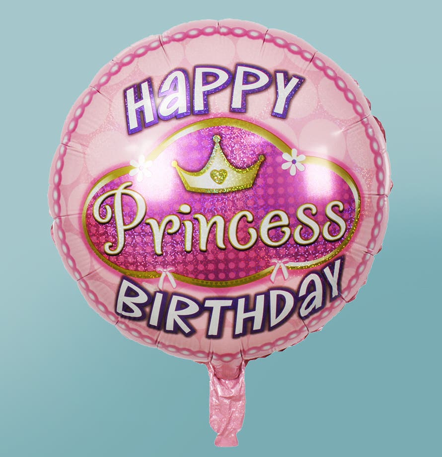 18" Princess Birthday Balloon