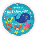 18" Happy Birthday Whale