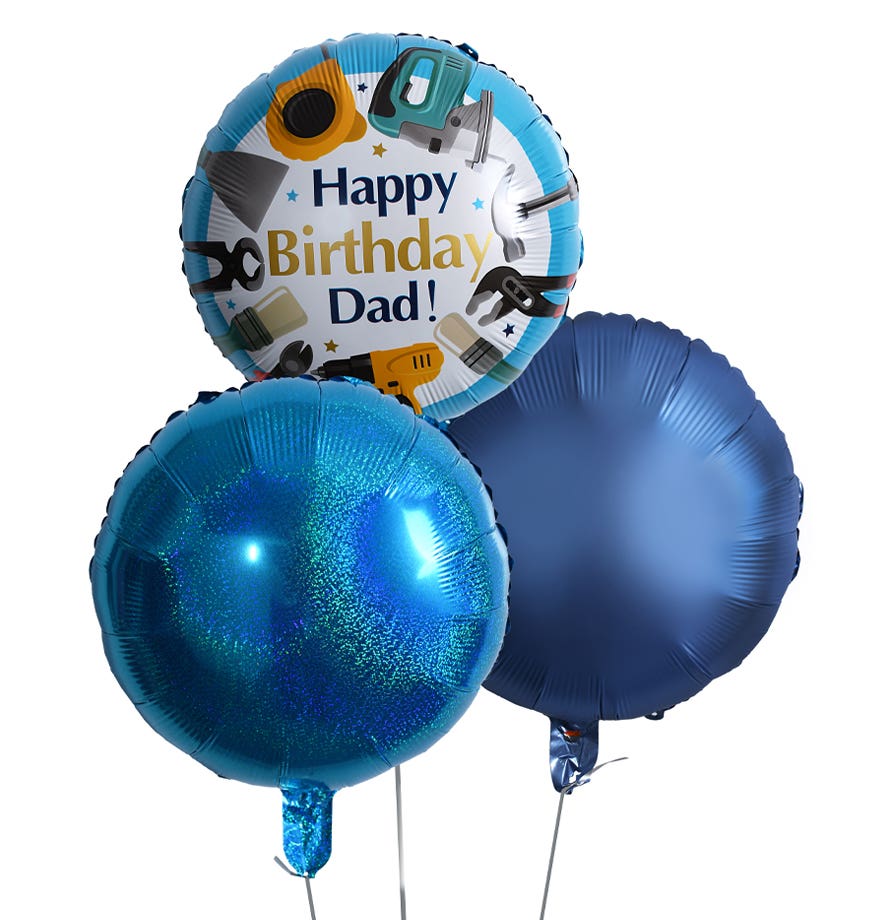 Dad's Birthday Balloon Bouquet (3)