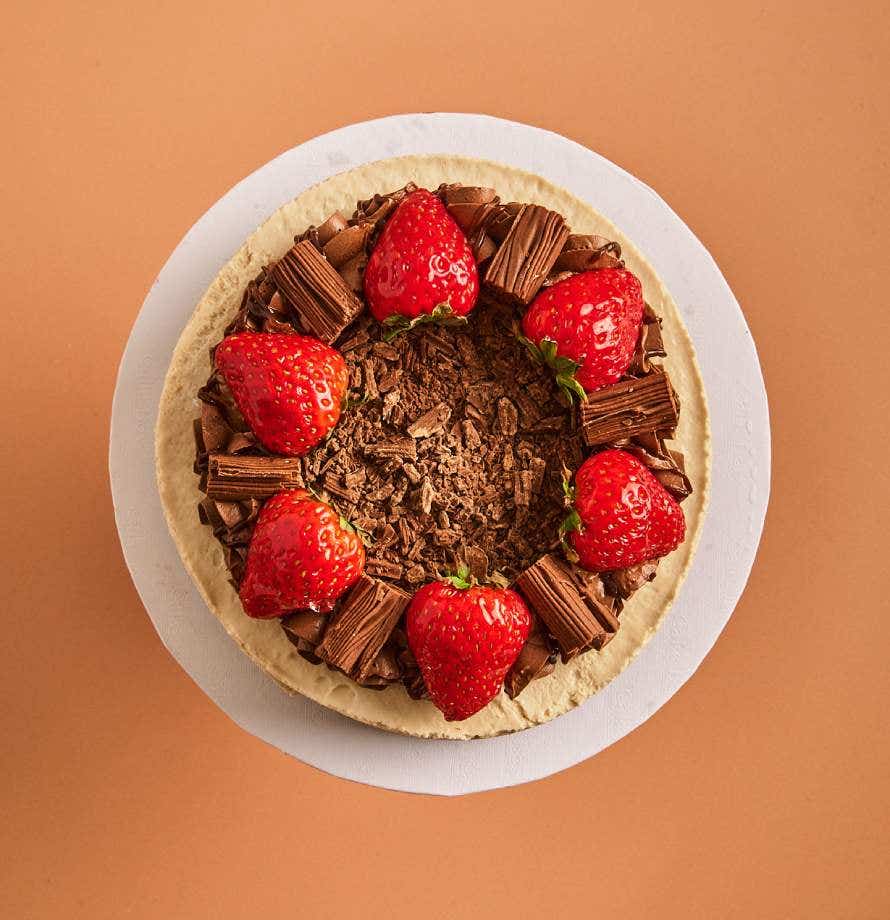 Strawberry Tiramisu Delight Cheesecake