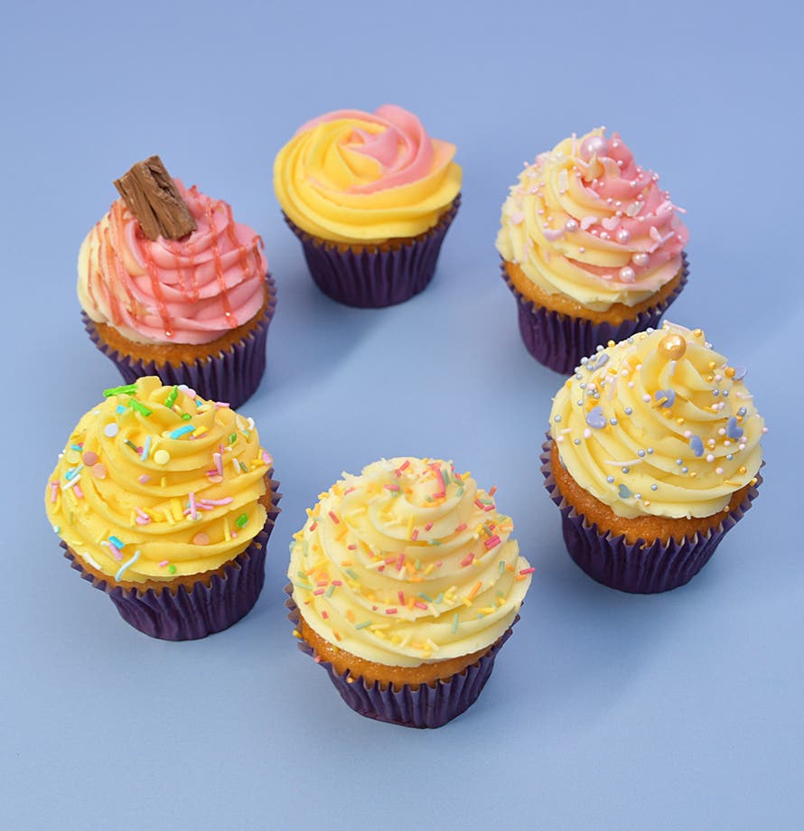 Assorted Fruity Cupcakes