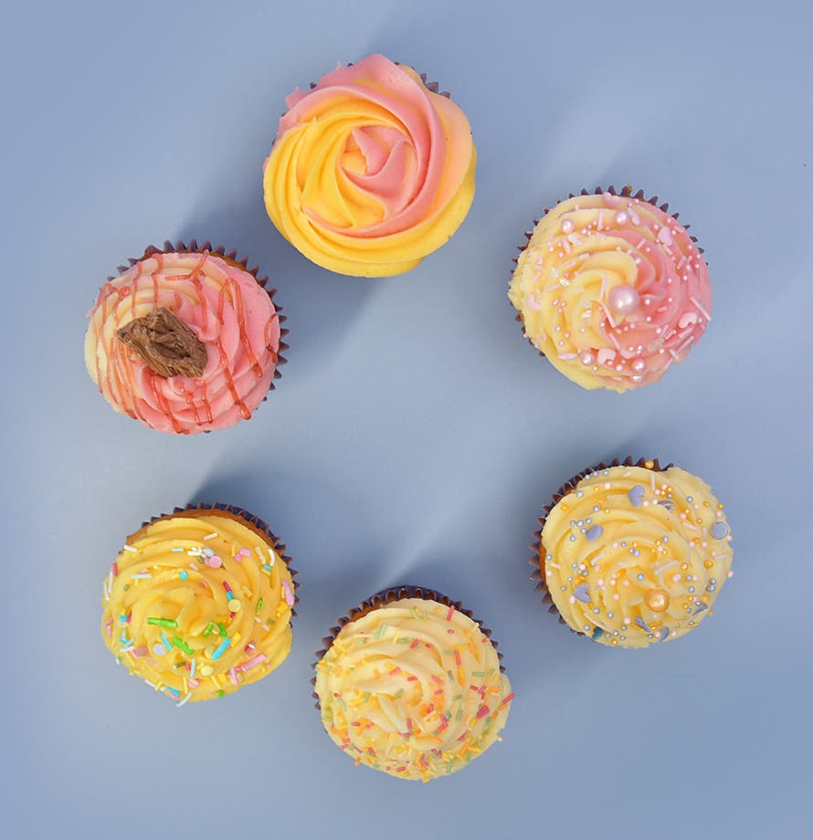 Assorted Fruity Cupcakes