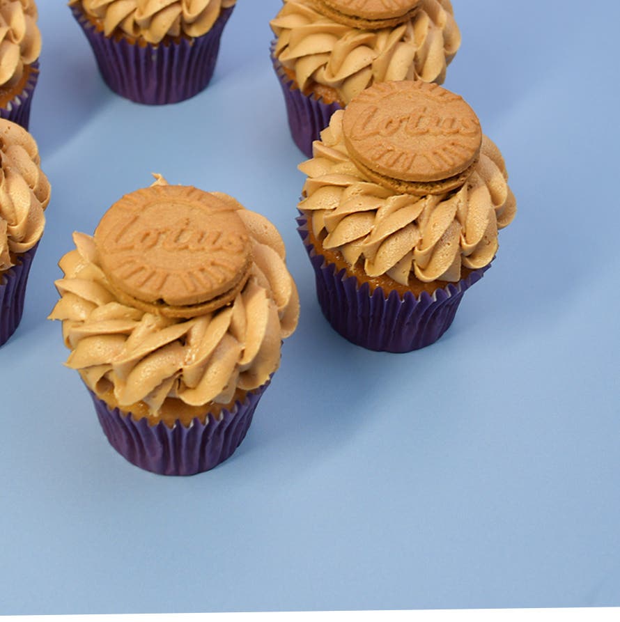 Caramel Crunch Cupcakes