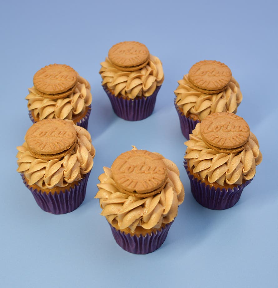 Caramel Crunch Cupcakes