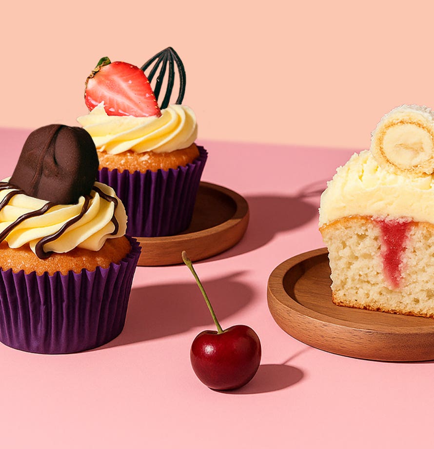 Box Of 6 Coconut Cupcakes