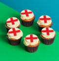 Custom Flags Football Cupcakes