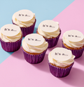 Gender Reveal Vanilla Cupcakes
