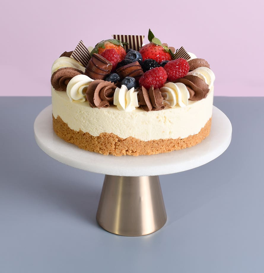 Vanilla Forest Fruit Cheesecake