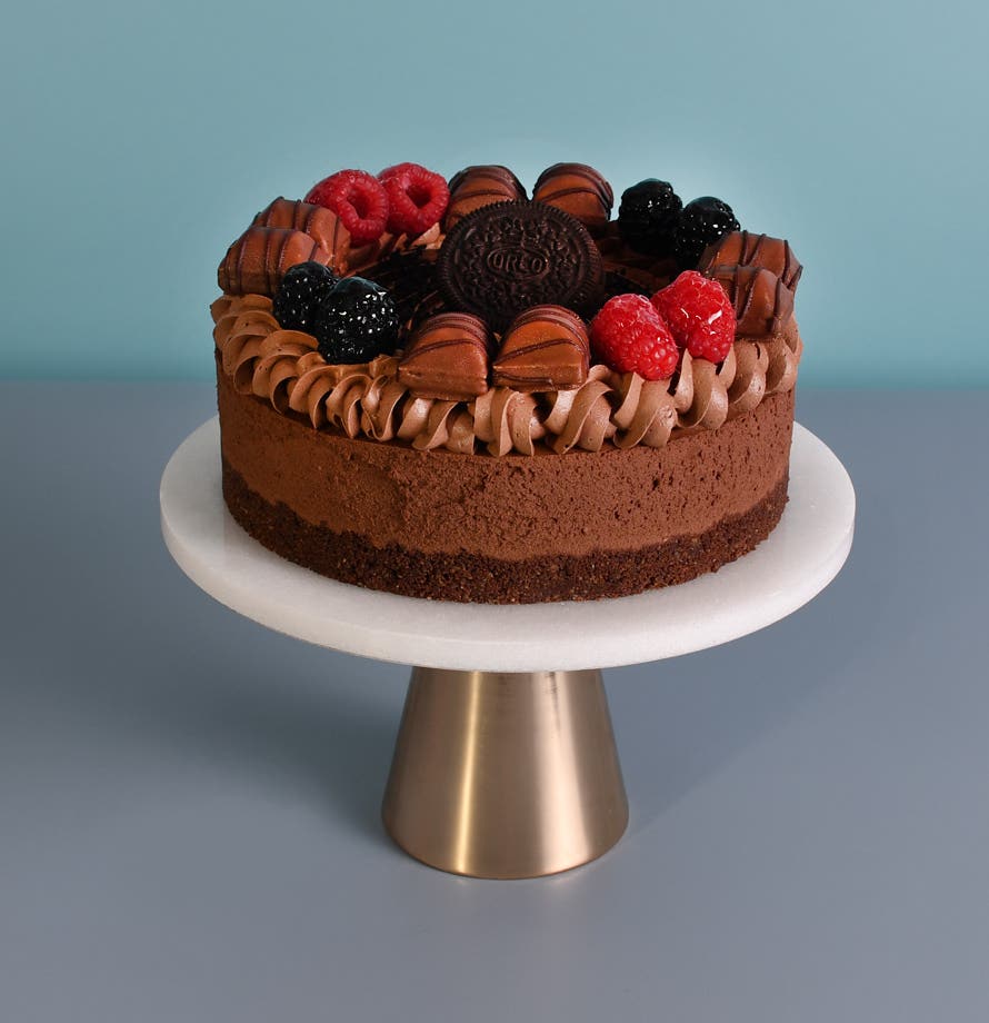 Fully Loaded Chocolate Cheesecake