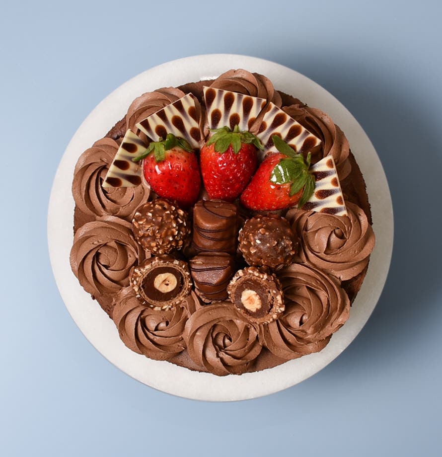 Fully Loaded Choc Hazelnut Cheesecake