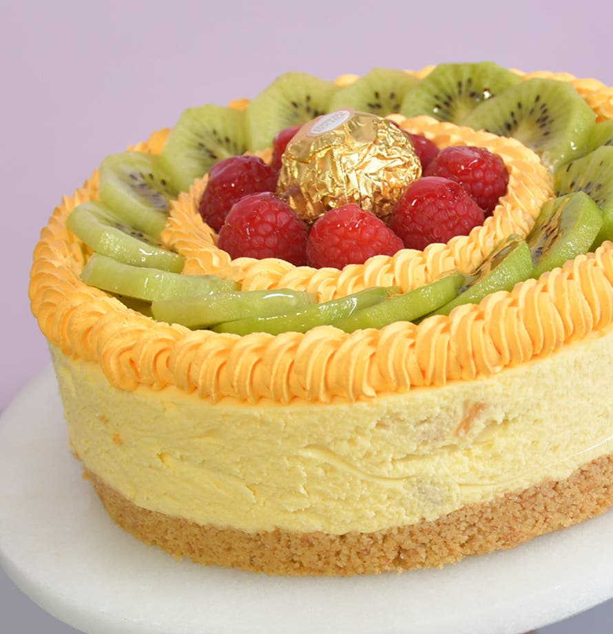 Tropical Mango Delight Cheesecake