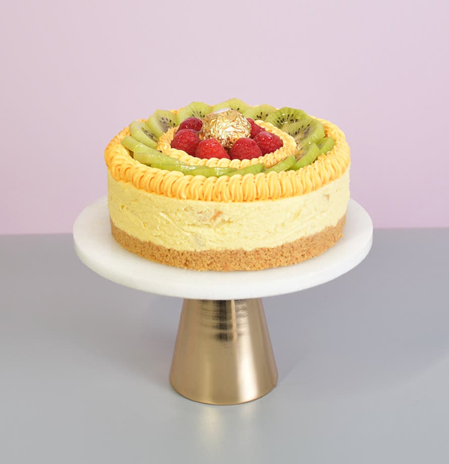 Tropical Mango Delight Cheesecake