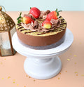 Cheesecake aux fraises et au chocolat de Dubaï