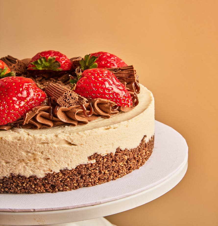 Strawberry Tiramisu Delight Cheesecake