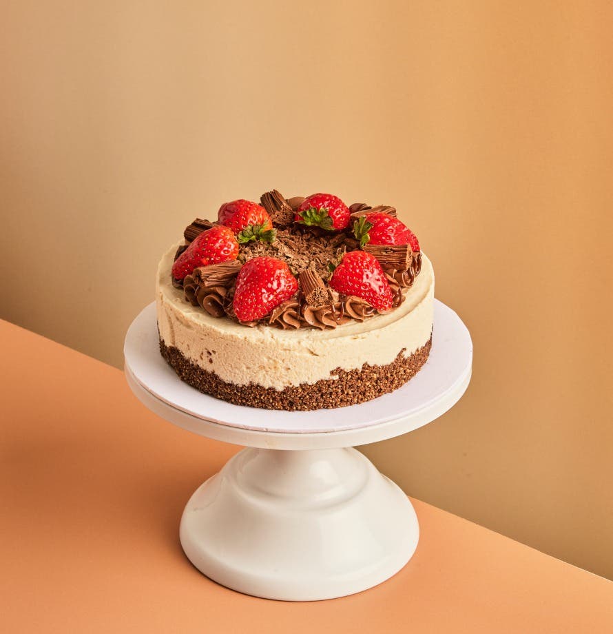 Strawberry Tiramisu Delight Cheesecake