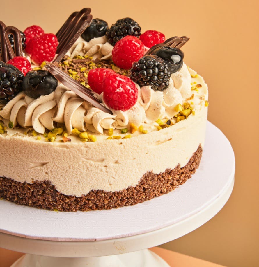 Cheesecake Tiramisu Pistache et Fruits Rouges