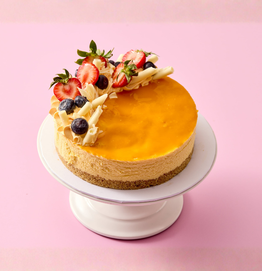 Mango White Choc Berry Cheesecake