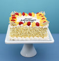 Pineapple Berry Square Cake