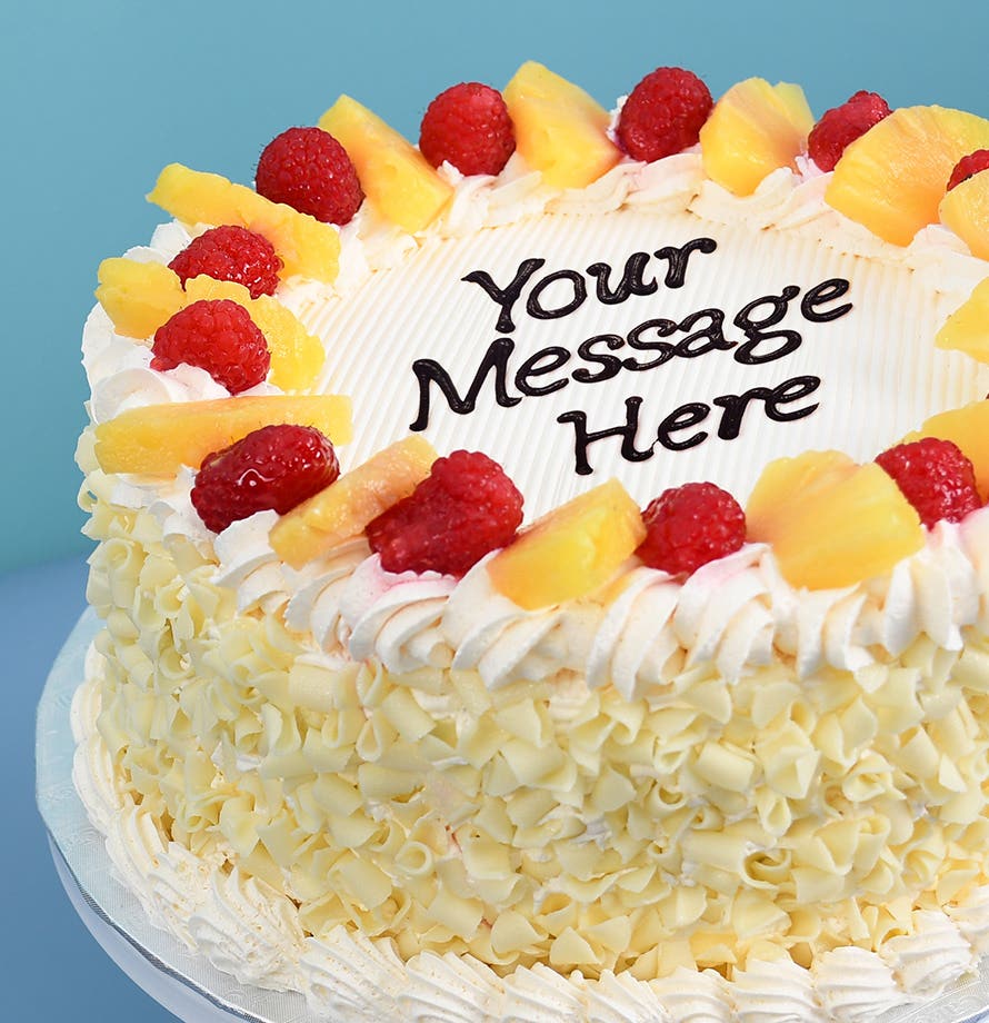 Pineapple Berry Round Cake