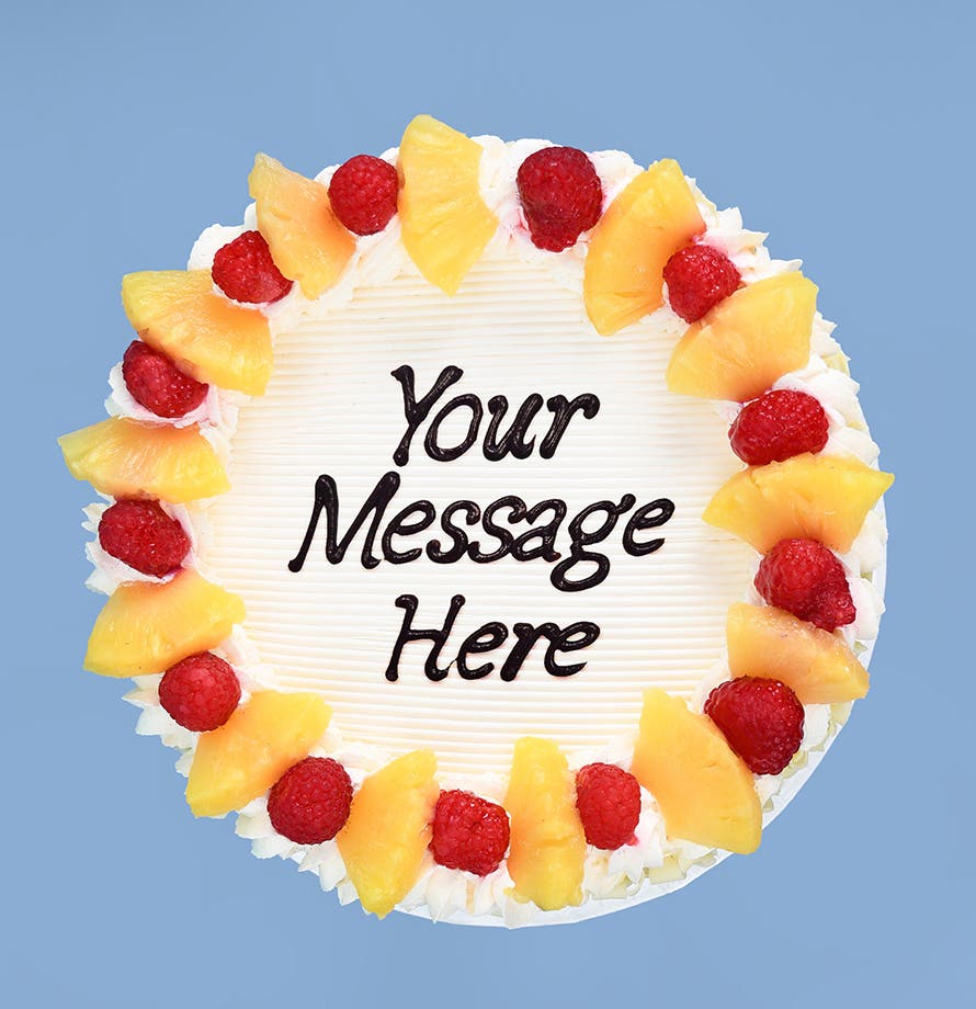 Pineapple Berry Round Cake