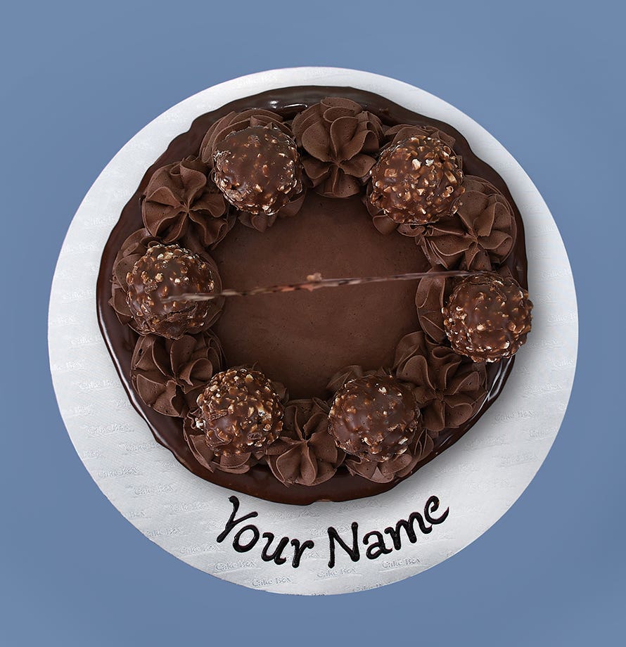 Hazlenut Chocolate Drip Tall Cake