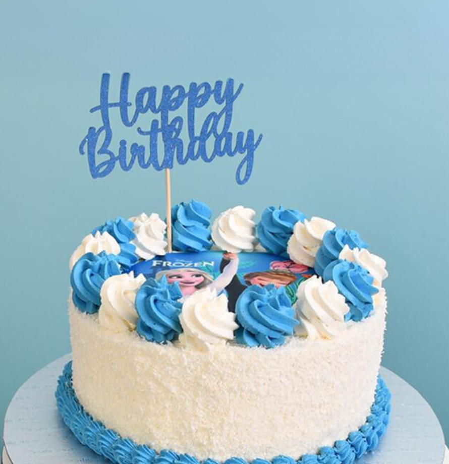 Happy Birthday Topper (Glitter)