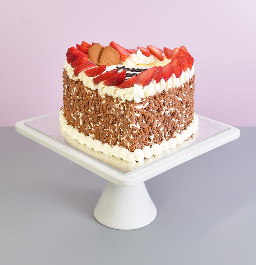 Cœur Fraise Crème Caramel