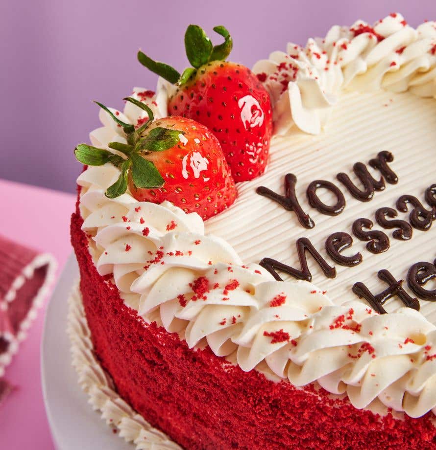 Romantic Red Velvet Cake