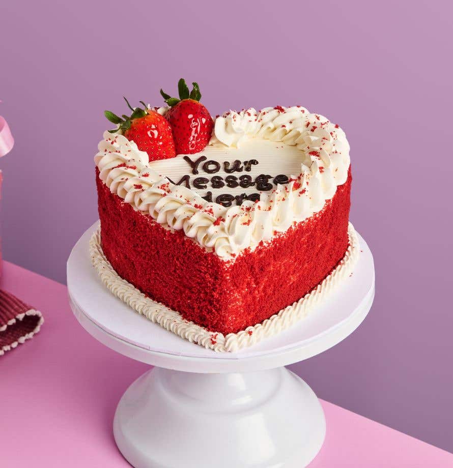 Romantic Red Velvet Cake