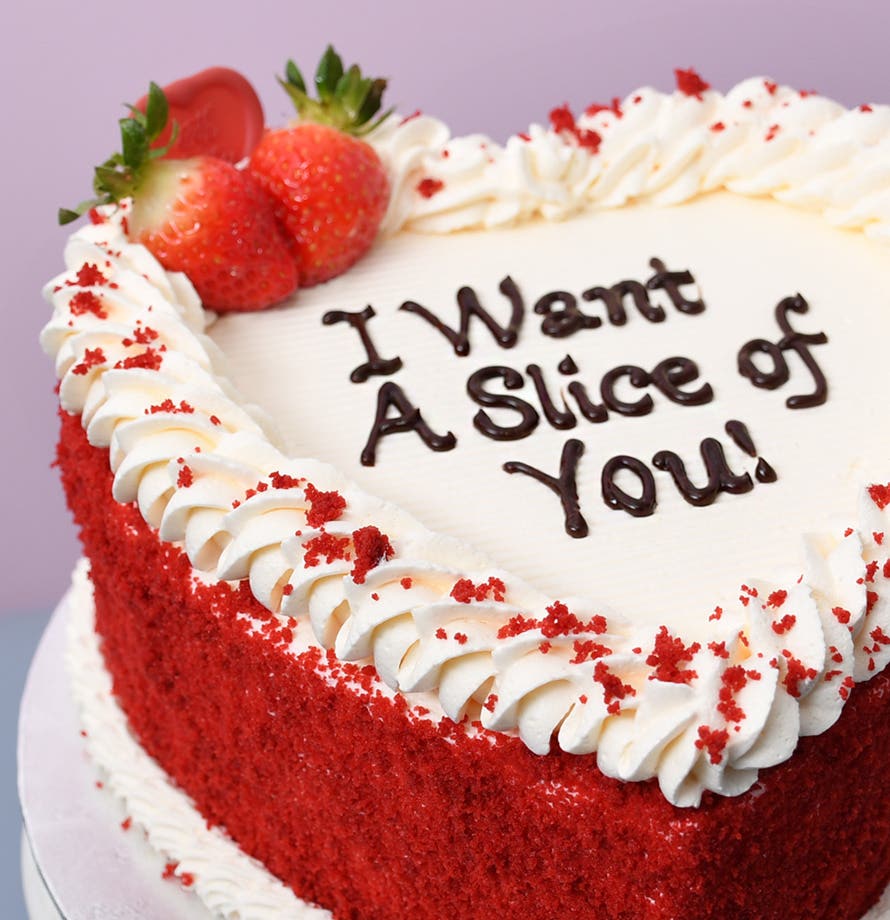 Romantic Red Velvet Cake
