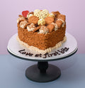 Caramel Crunch Love cake