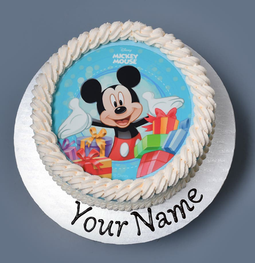 Gâteau d'anniversaire enfant Mickey Mouse