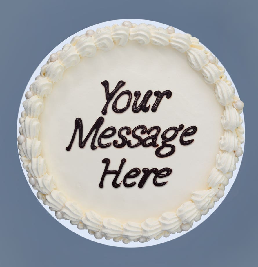Pearl White Vintage Cake