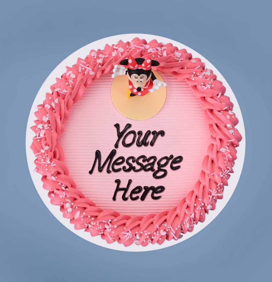 Minnie Mouse Themed Cake