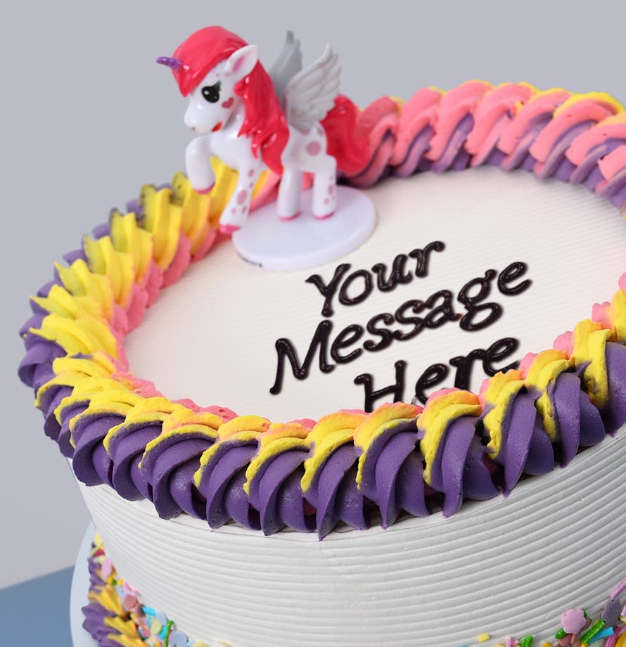 Unicorn Rainbow Themed Cake