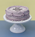 Lavender Pearl Vintage Cake