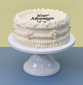 Gâteau Vintage Blanc Nacré