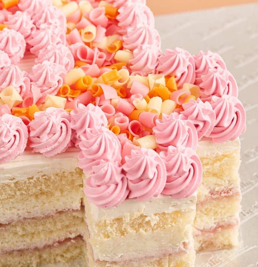 Gâteau chiffre Peppa Pig