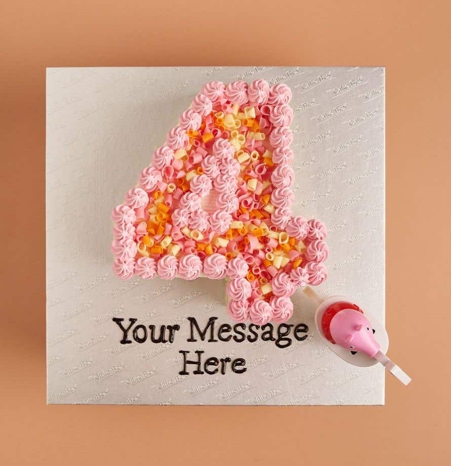 Peppa Pig Number Cake