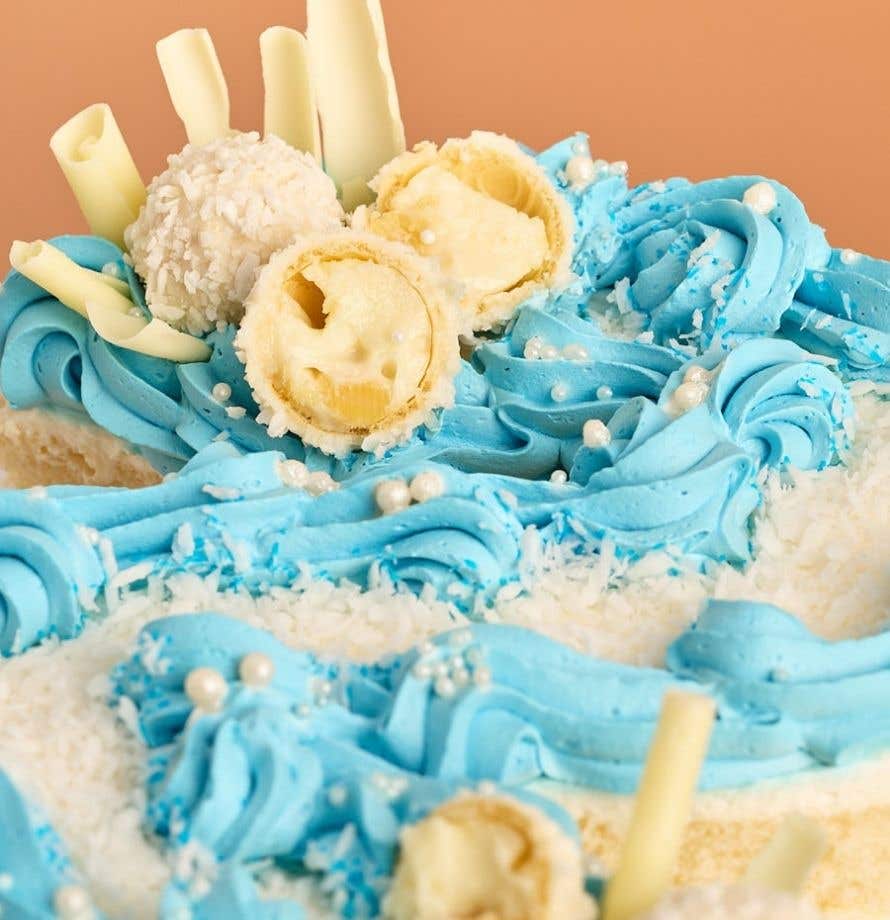 Elsa & Anna Frozen Number Cake