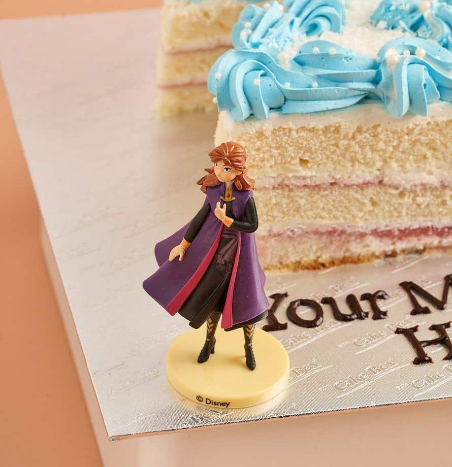 Elsa & Anna Frozen Number Cake