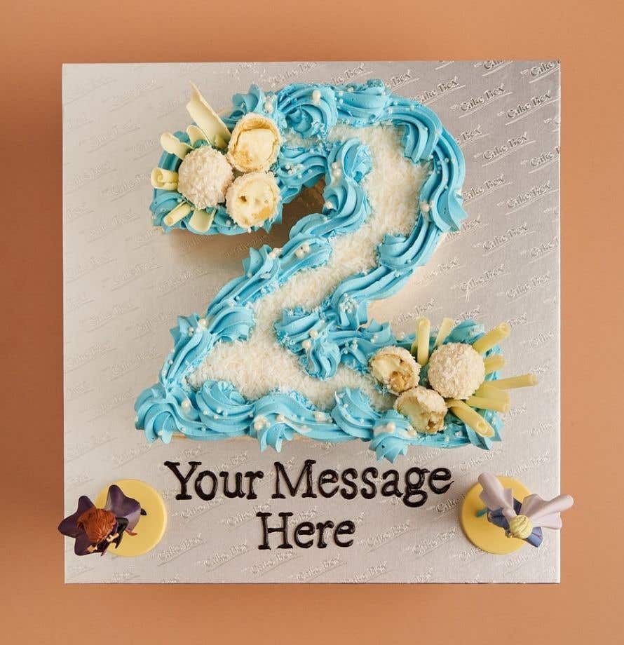 Elsa & Anna Frozen Number Cake