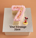 Minnie Mouse Number Cake