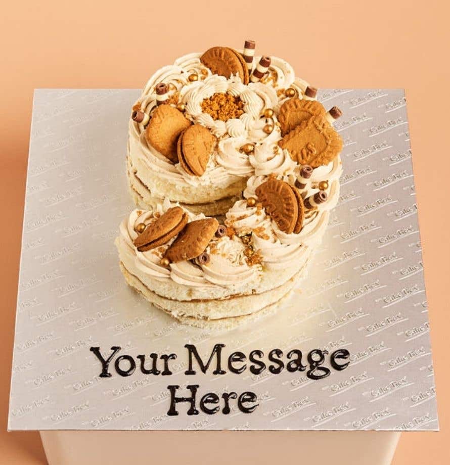 Number Cake Spéculoos Croustillant