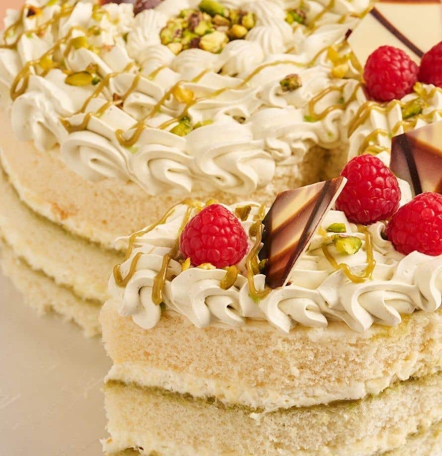 Nutty Pistachio Number Cake