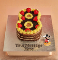 Mickey Mouse Number Cake