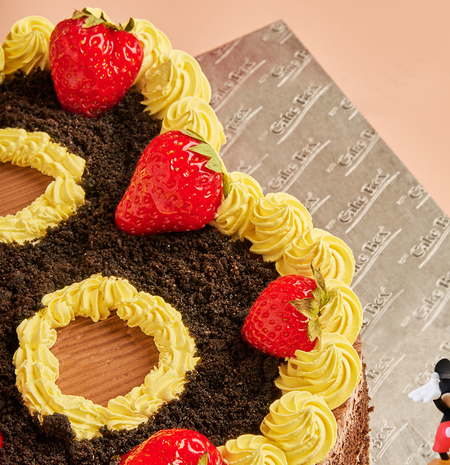 Mickey Mouse Number Cake