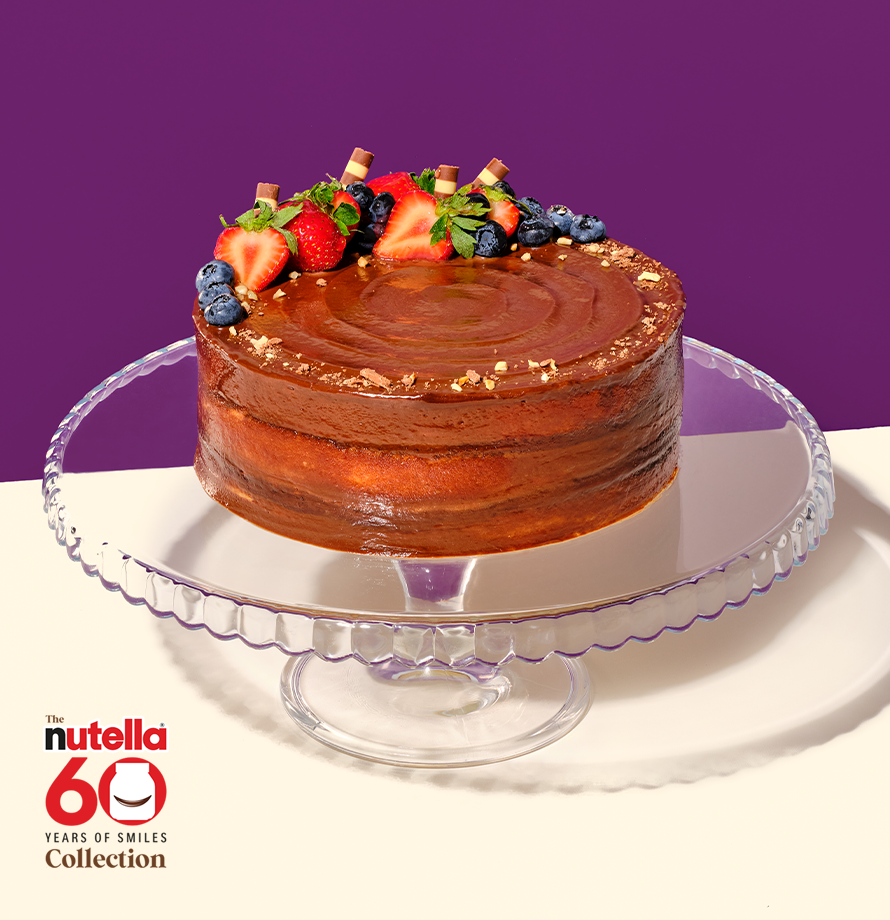 Naked Cake aux fruits rouges glacés et au Nutella®